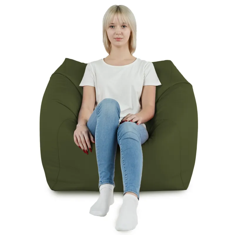 Fauteuil Pouf Siège de Sol Cube Amalfi - Outdoor Pro d'extérieur Jardin Imperméable – vue 4