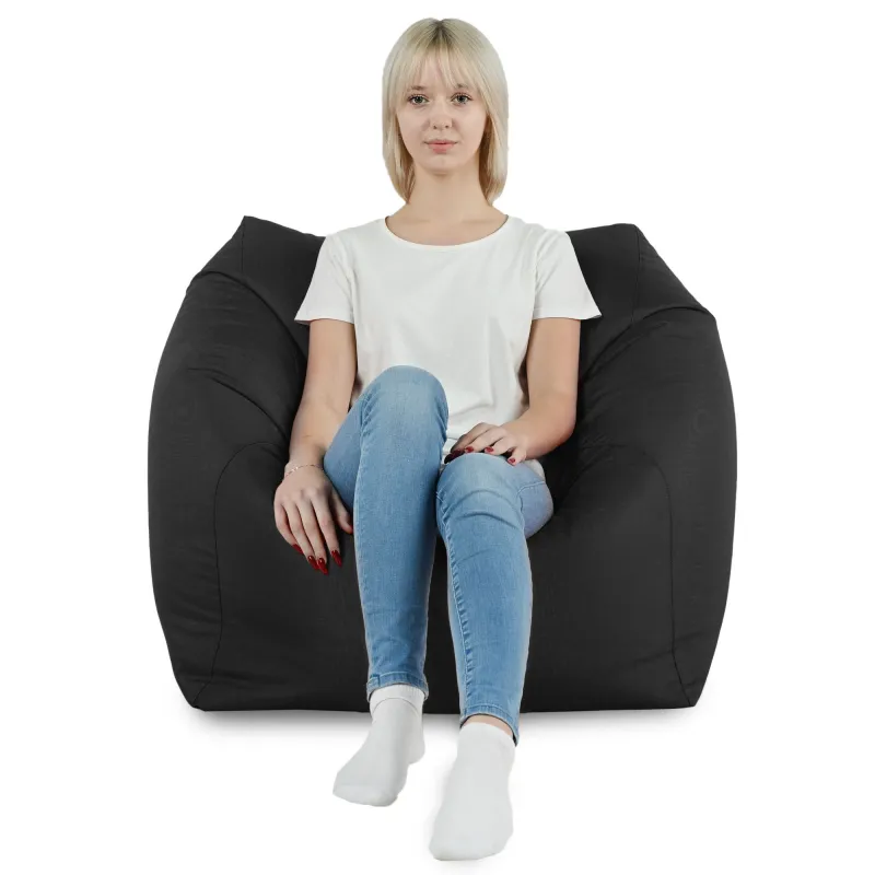 Fauteuil Pouf Siège de Sol Cube Amalfi - Outdoor Pro d'extérieur Jardin Imperméable – vue 4