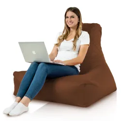 Fauteuil Pouf avec Dossier Bali - Outdoor Pro d'extérieur Jardin Imperméable – vue 107