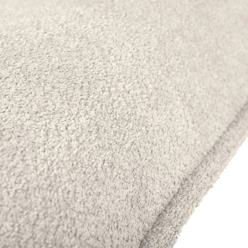 Ecru bouclé pouf poire coussin pour enfants