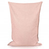 Rose poudré bouclé pouf poire coussin pour enfants