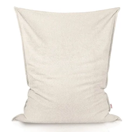 Ecru bouclé pouf poire coussin pour enfants
