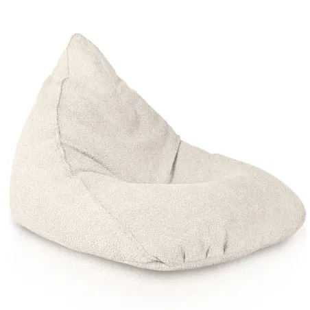 Pouf Bermuda XL Bouclé avec texture douce, parfait pour des intérieurs élégants