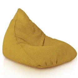 Pouf Poire de Sol XL Bermuda - Laine Bouclée