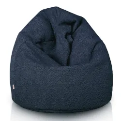 Pouf Poire XXL pour adultes Géant - Bouclé – vue 3