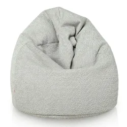 Pouf Poire XXL pour adultes Géant - Bouclé – vue 3