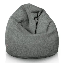 Pouf Poire XXL pour adultes Géant - Bouclé – vue 3