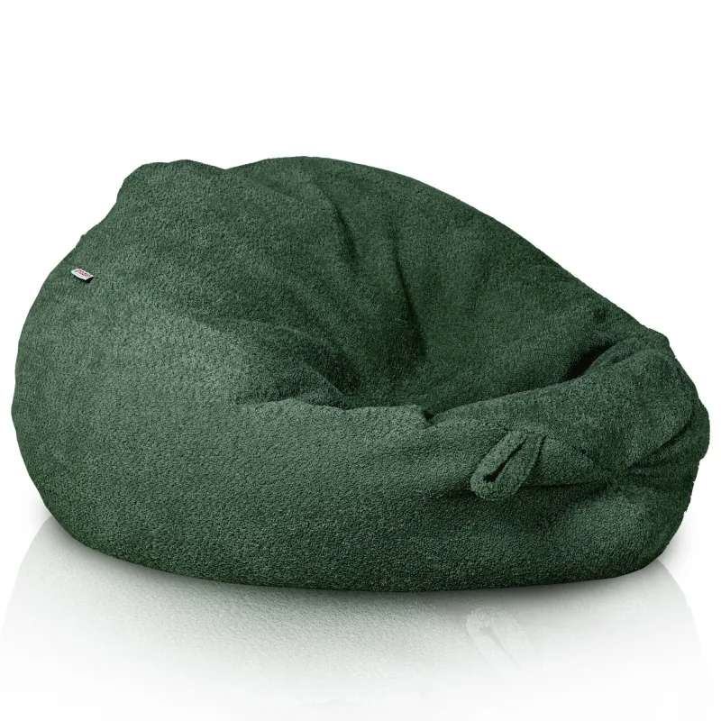 Pouf Poire XXL pour adultes Géant - Bouclé – vue 2