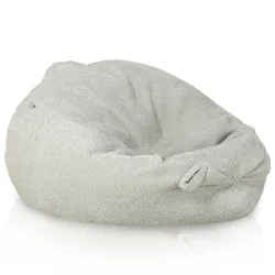 Pouf Poire XXL pour adultes Géant - Bouclé – vue 2