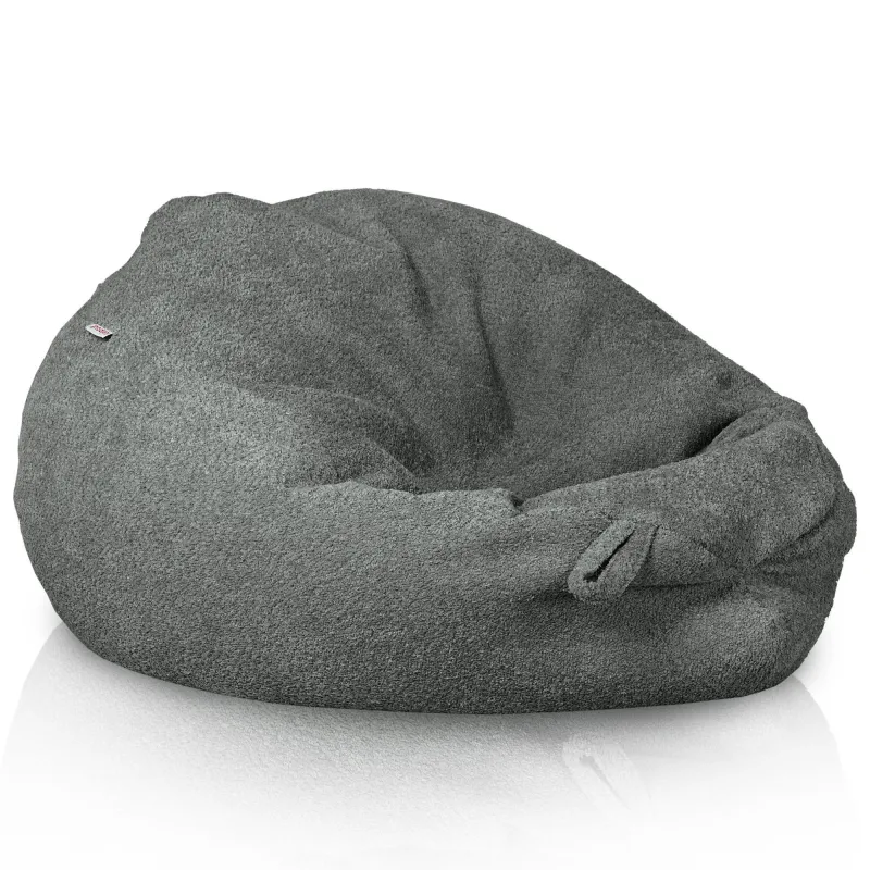 Pouf Poire XXL pour adultes Géant - Bouclé – vue 2