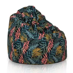 Pouf Poire pour enfants - Tissu Imprimé Premium