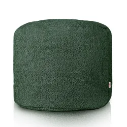 Pouf Rond Cylindre - Laine Bouclée – vue 2