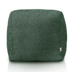 Pouf Cube Carré - Laine Bouclée – vue 2