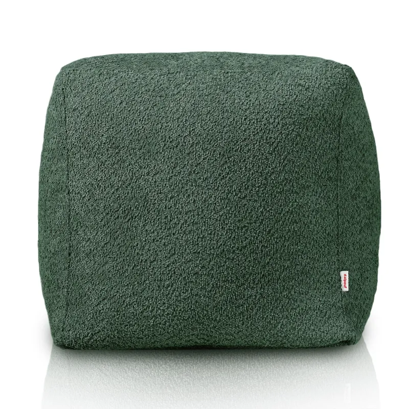 Pouf Cube Carré - Laine Bouclée – vue 2