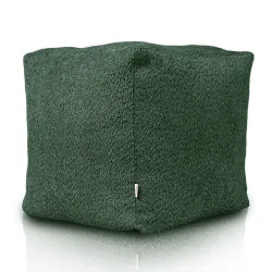 Pouf Cube Carré - Laine Bouclée – vue 3