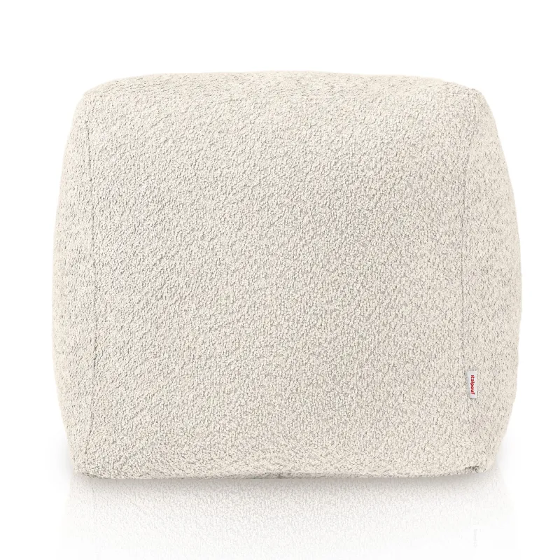 Pouf Cube Carré - Laine Bouclée – vue 2