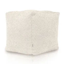 Pouf Cube Carré - Laine Bouclée – vue 3