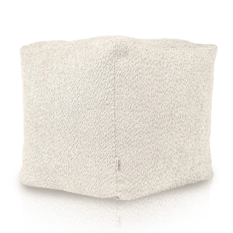 Pouf Cube Carré - Laine Bouclée – vue 3