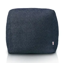 Pouf Cube Carré - Laine Bouclée – vue 2