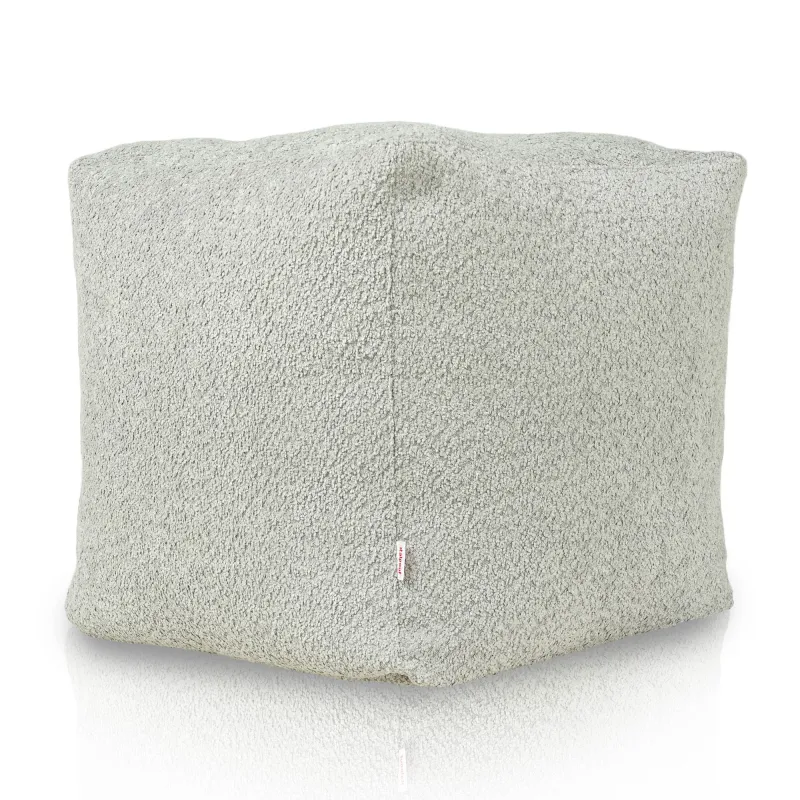 Pouf Cube Carré - Laine Bouclée – vue 3