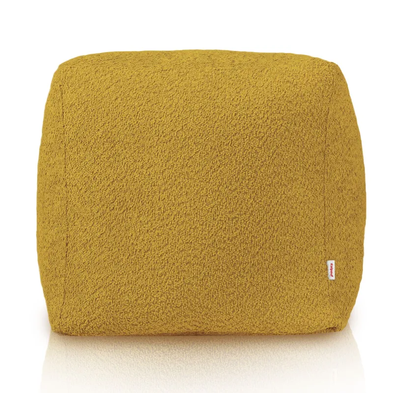 Pouf Cube Carré - Laine Bouclée – vue 2