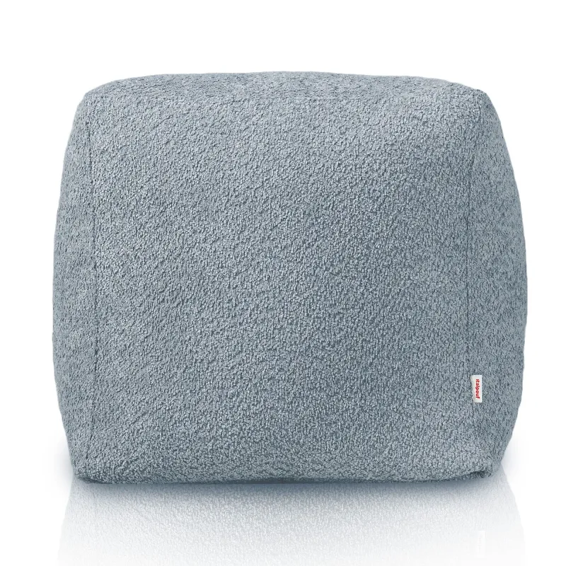 Pouf Cube Carré - Laine Bouclée – vue 2