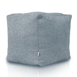 Pouf Cube Carré - Laine Bouclée – vue 3