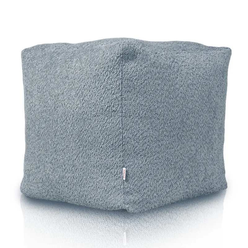 Pouf Cube Carré - Laine Bouclée – vue 3