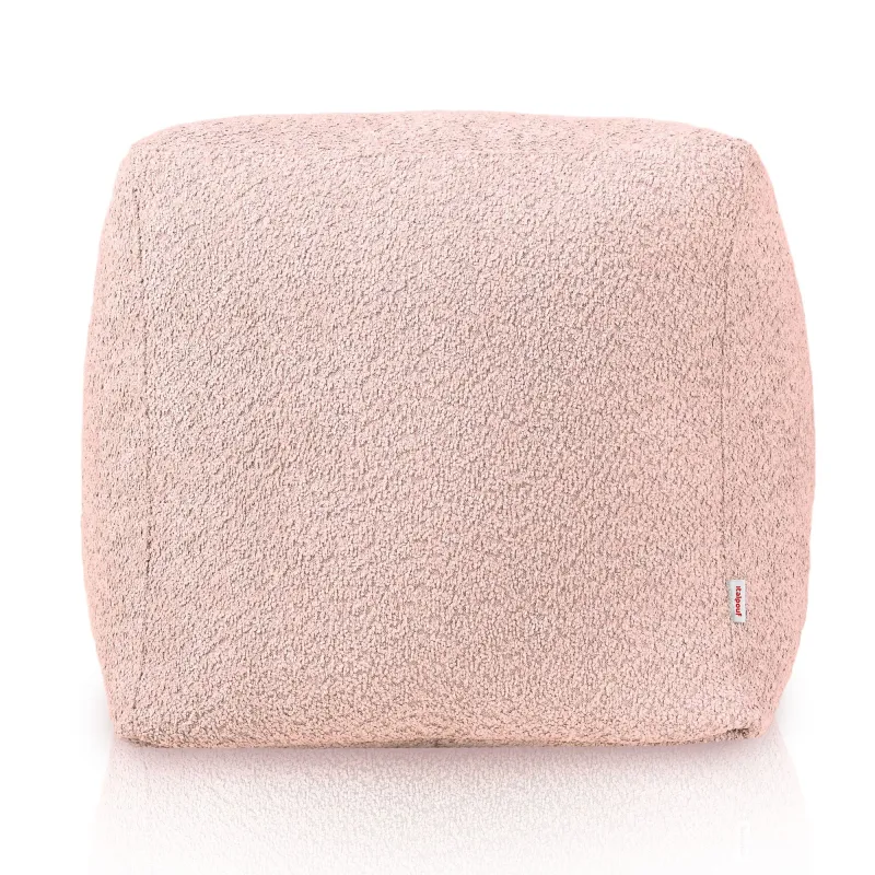 Pouf Cube Carré - Laine Bouclée – vue 2
