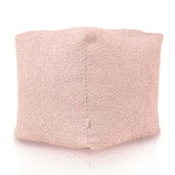 Pouf Cube Carré - Laine Bouclée – vue 3