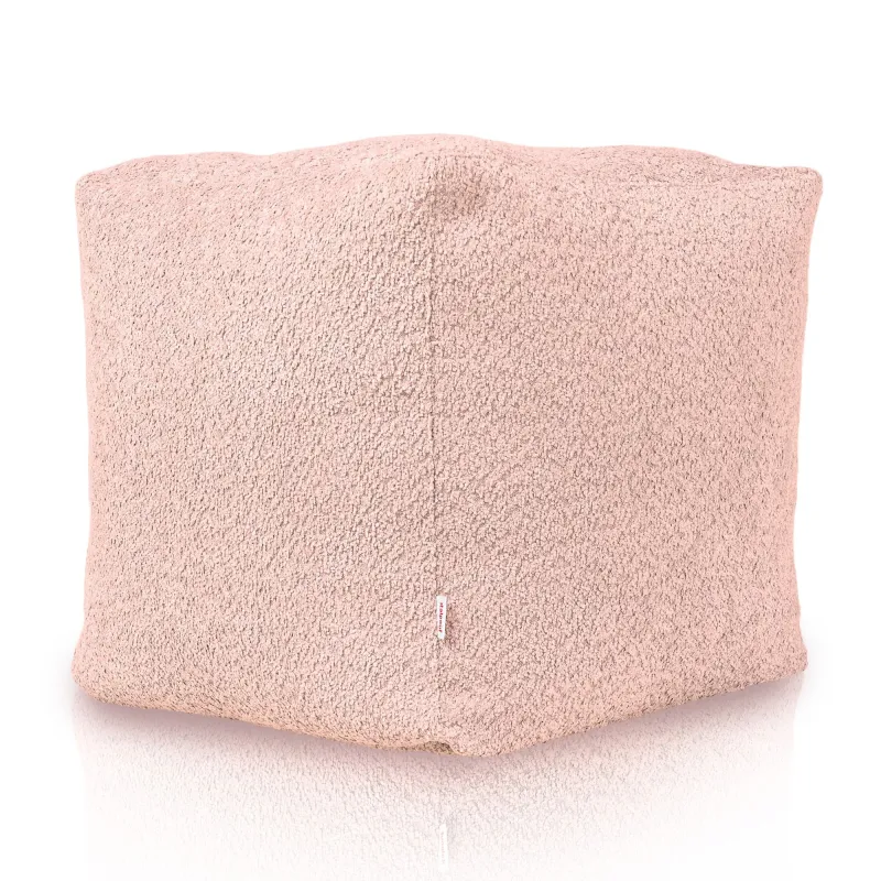 Pouf Cube Carré - Laine Bouclée – vue 3