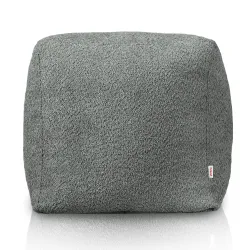 Pouf Cube Carré - Laine Bouclée – vue 2