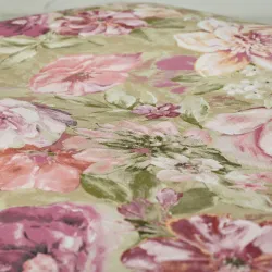 Pouf Repose-pieds Rond - Tissu Imprimé Premium – vue 60