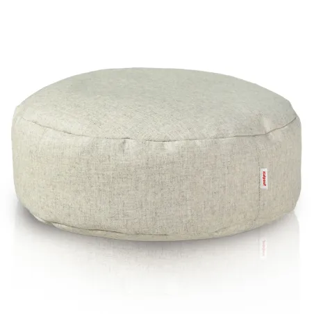 Pouf Repose-pieds Rond - Laine Noble Premium – vue 2