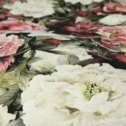 Pouf Repose-pieds Rond - Tissu Imprimé Premium – vue 62