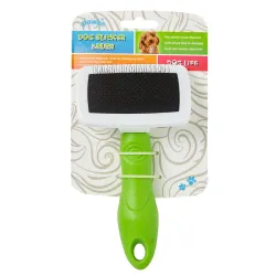 Brosse ergonomique à poils 11 cm, pour un toilettage confortable