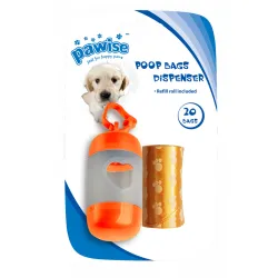 Distributeur de sacs à déjections vert, accessoire pratique pour animaux de compagnie