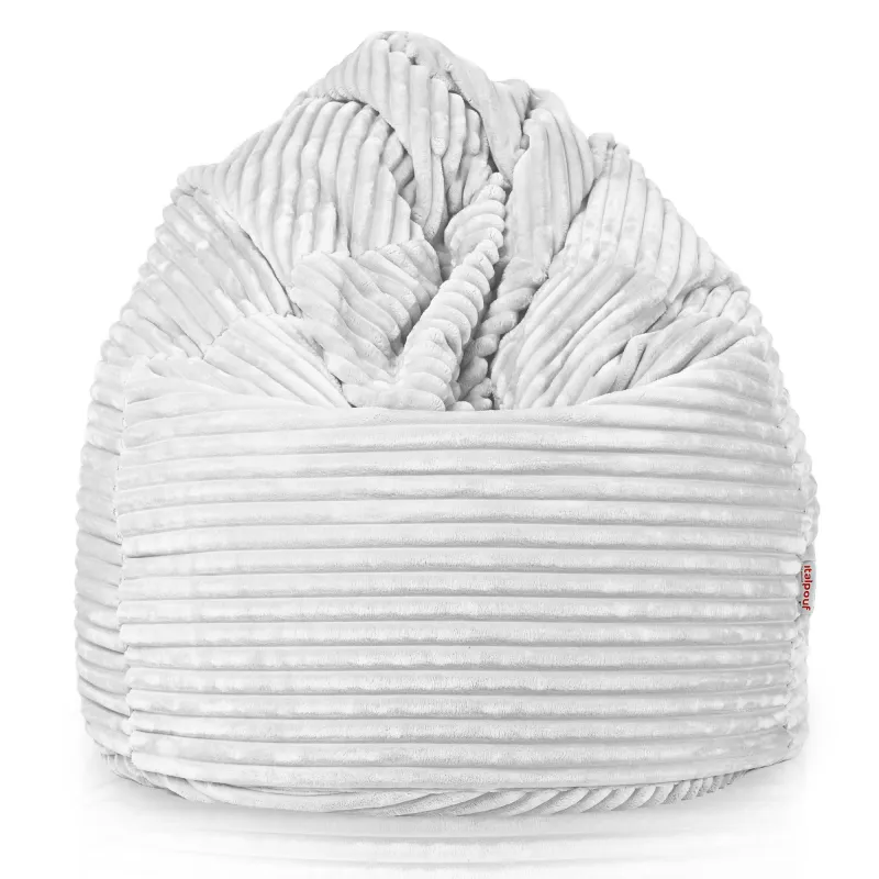 Pouf Poire XXL pour adultes Géant - Velours Côtelé Stripe – vue 2