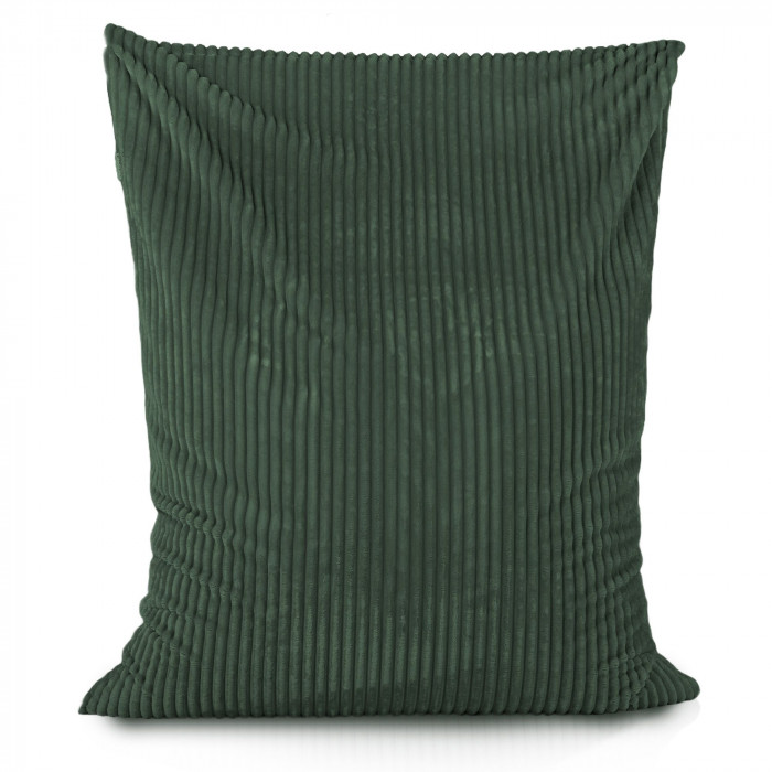 Vert foncé pouf poire coussin pour enfants stripe