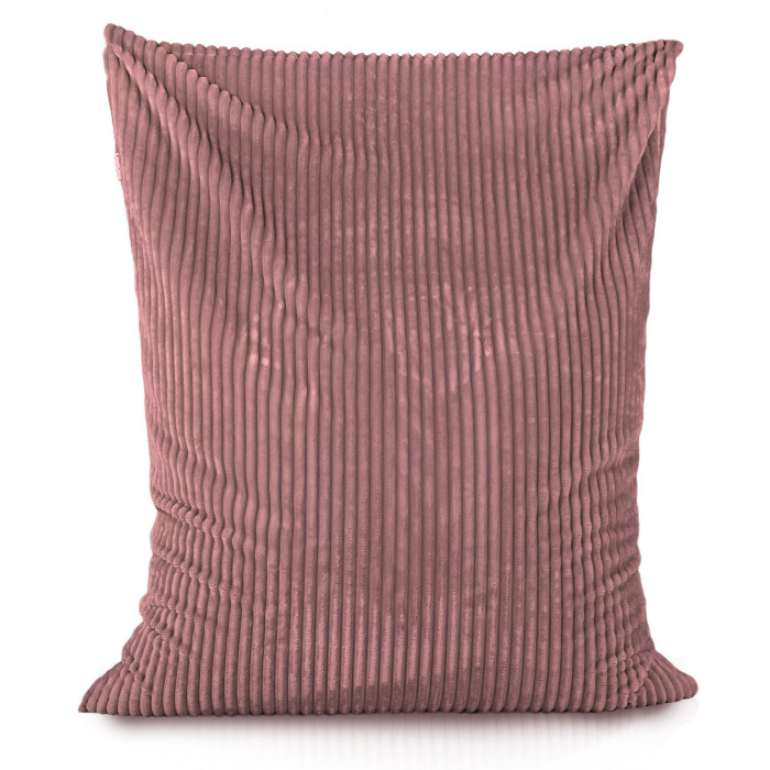 Rose délavé pouf poire coussin pour enfants stripe