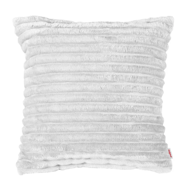 Coussin décoratif carré 45x45 cm - Velours Côtelé Stripe
