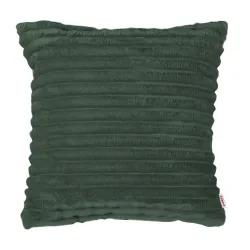 Coussin décoratif carré - Velours À Grosses Côtes Royal