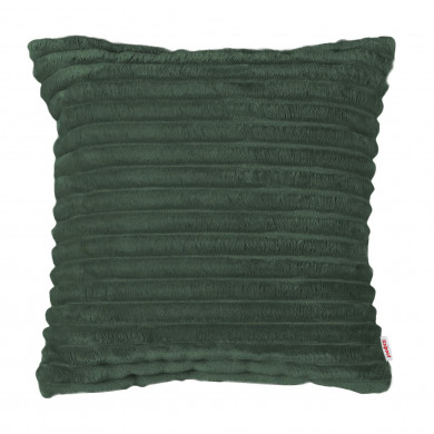 Vert foncé coussin décoratif carré stripe