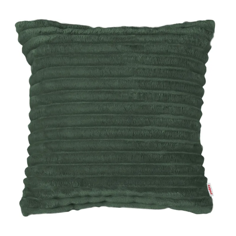 Coussin décoratif carré 45x45 cm - Velours Côtelé Stripe