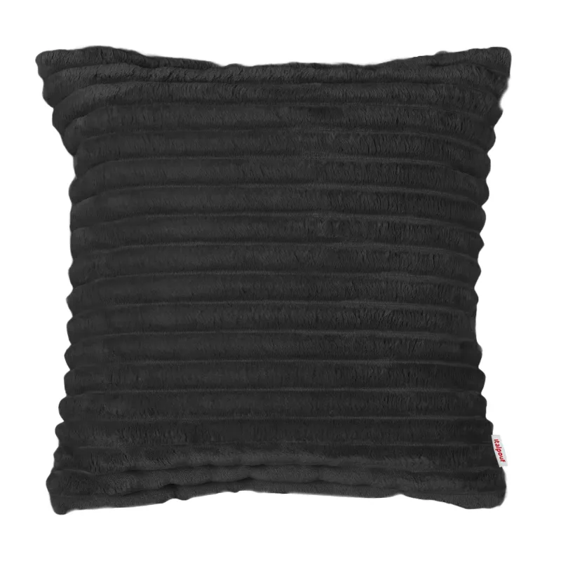 Coussin décoratif carré 45x45 cm - Velours Côtelé Stripe
