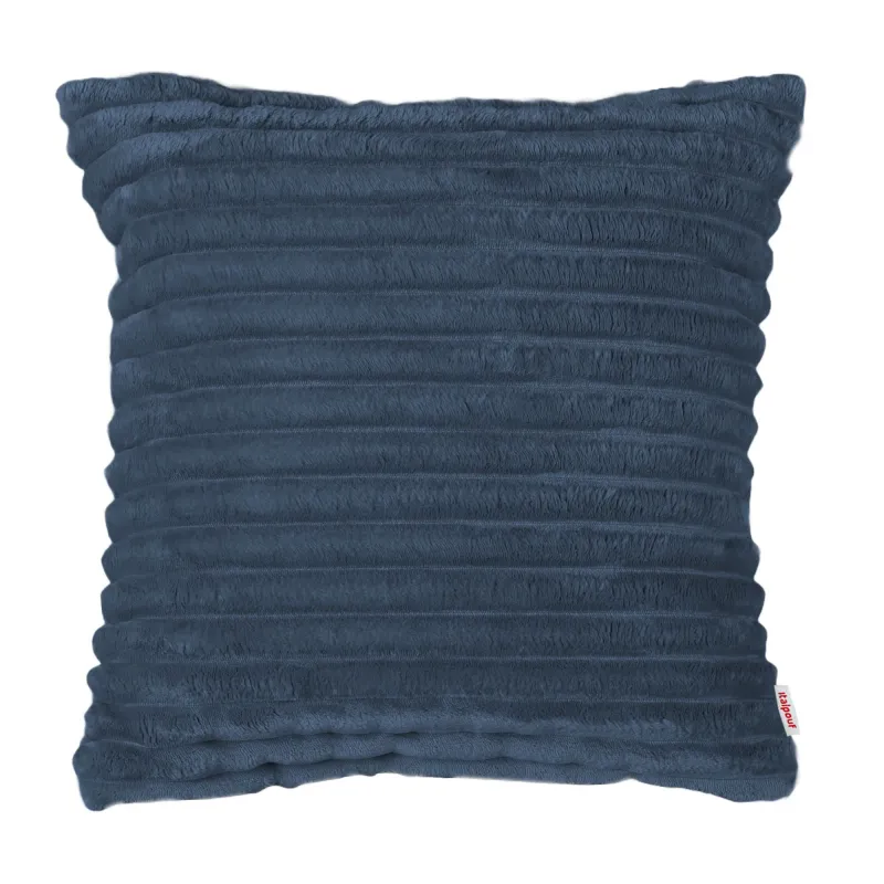 Coussin décoratif carré 45x45 cm - Velours Côtelé Stripe