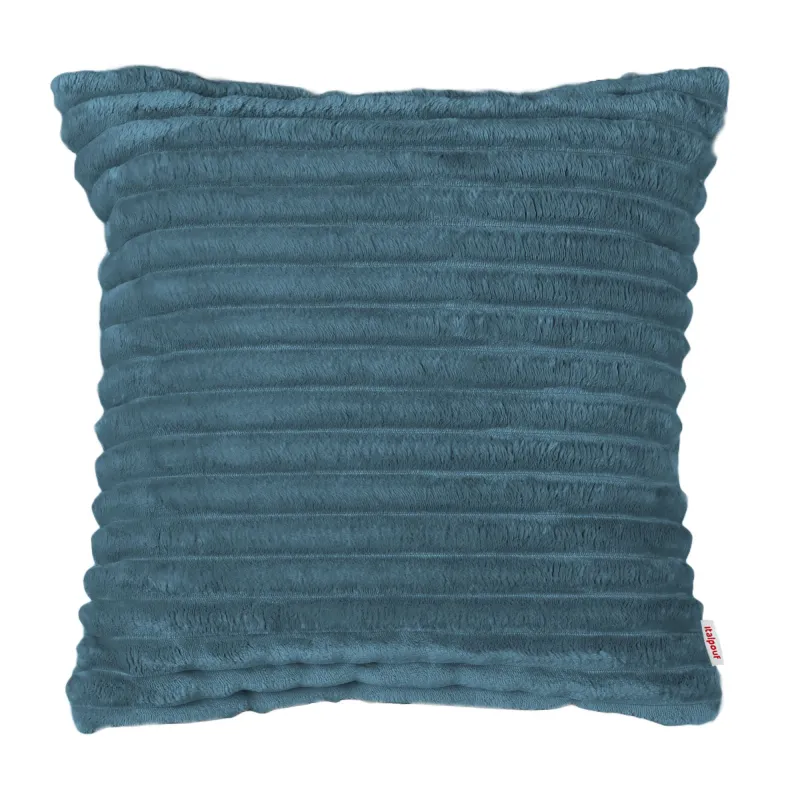 Coussin décoratif carré 45x45 cm - Velours Côtelé Stripe