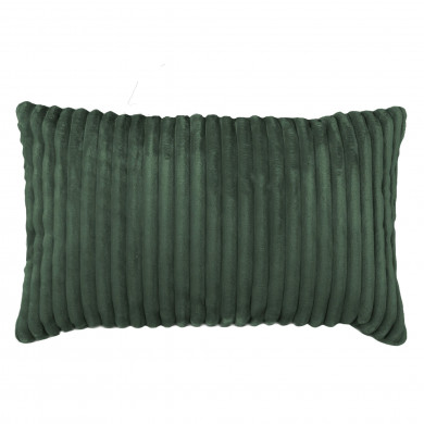 Vert foncé coussin décoratif rectangulaire stripe