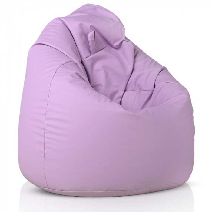 Violet clair Géant Pouf Poire XXL simili-cuir