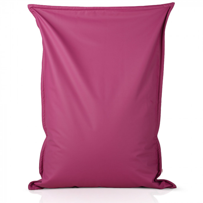 Fuchsia Pouf Poire Coussin XXL simili-cuir